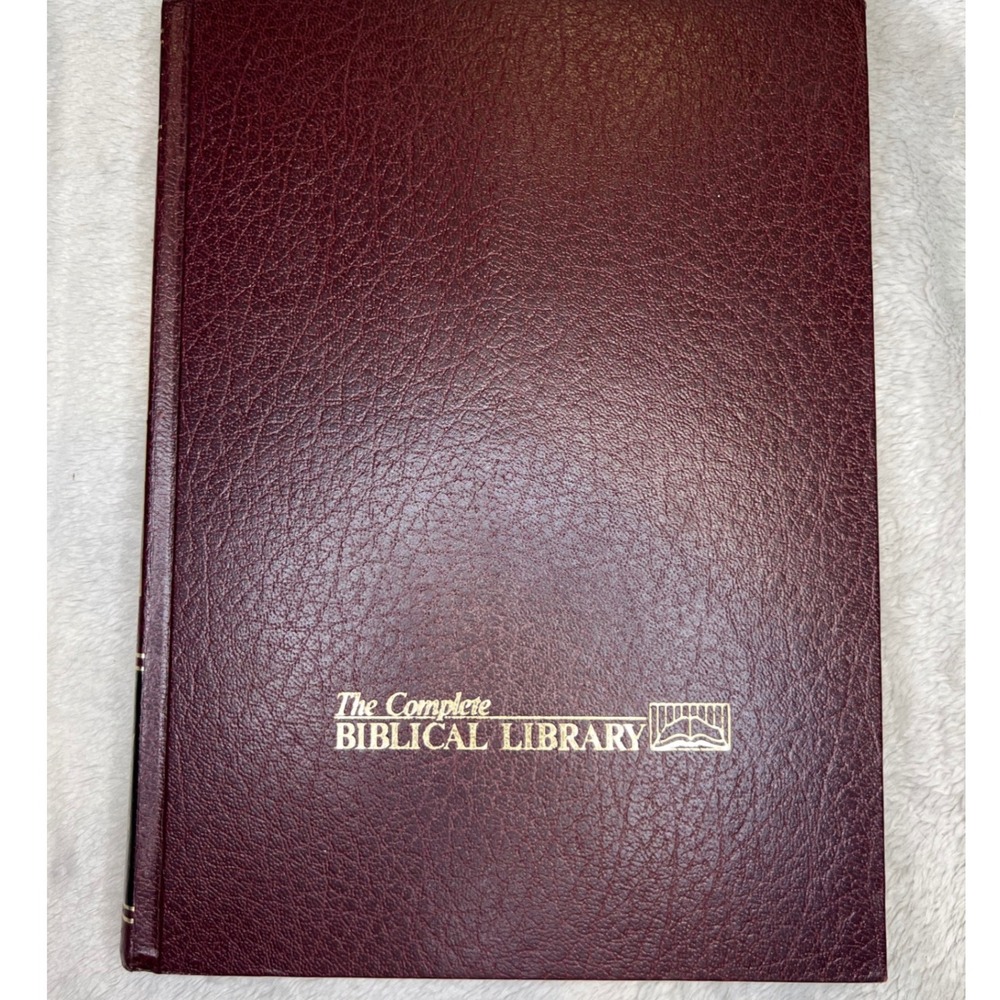 Complete Biblical Library Harmony of the Gospels Parallel Columns Burgundy HC